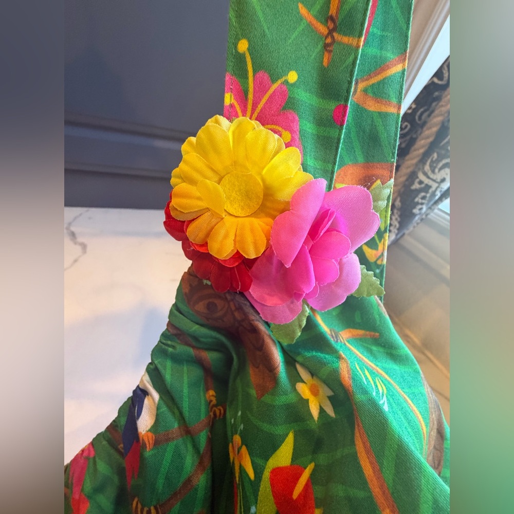 New with tags- Disney Enchanted Tiki Room Tropical Green Dress 3x Plus size - Picture 8 of 9